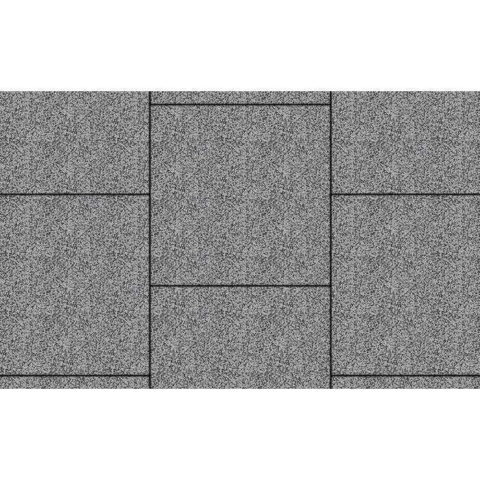 Плитка тротуарная Квадрум (Квадрат) Б.6.К.8 Гранит + серый с черным