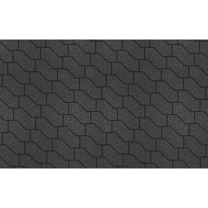 Плитка тротуарная S-Форма В.3.Ф.10 гранит черный 172x94x100 мм